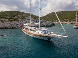 Dodecanse gulet cruise on Boreas