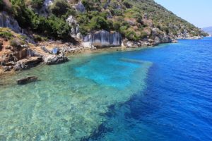 Kekova bay cruise on a gulet