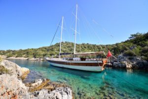 Kekova bay luxury yacht charter