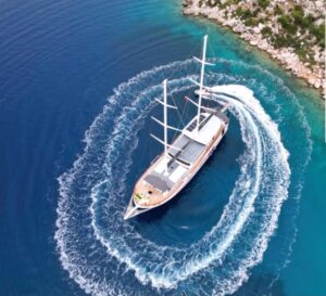 Navigando in caicco in Turchia