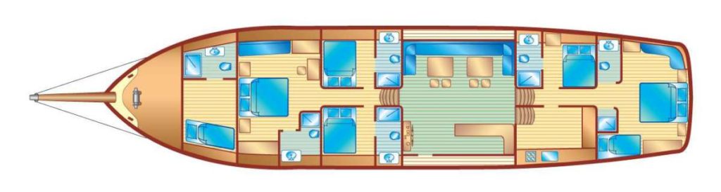 Lotus cabin plan