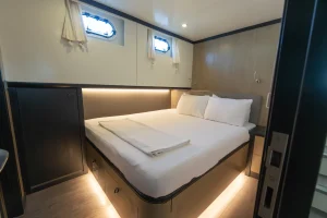 Gulet cabins on Giulietta