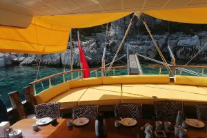 Morning view from your gulet