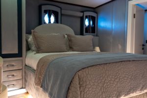 2 spacious master cabins and 4 elegant large double cabins