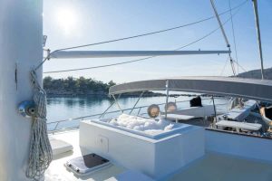 Jacuzzi on a luxury gulet