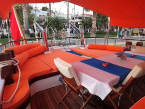 Arancia gulet yacht deck