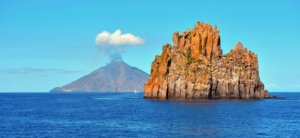 stromboli Eolian islands by gulets