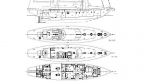 Gloriuos sailing gulet yacht plan(5)